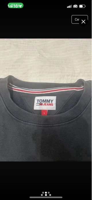 Sudadera Tommy Jeans gris muy oscuro