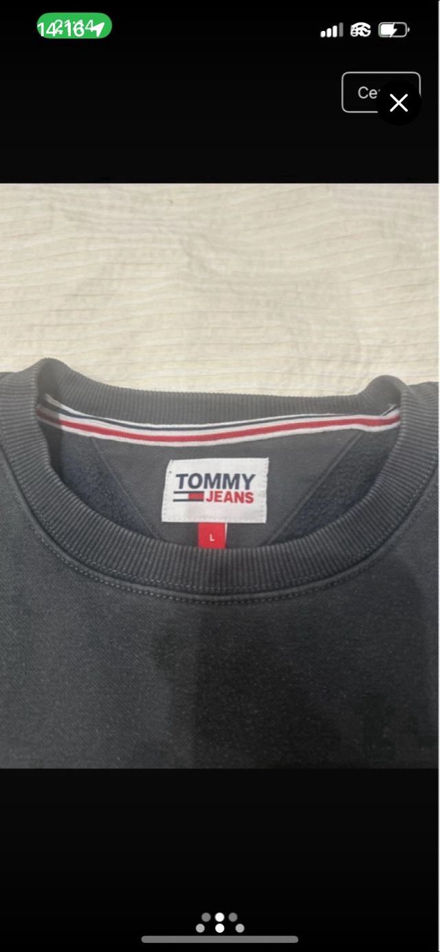 Sudadera Tommy Jeans gris muy oscuro