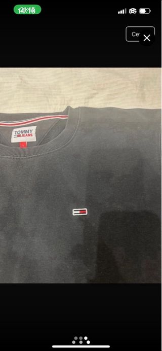 Sudadera Tommy Jeans gris muy oscuro