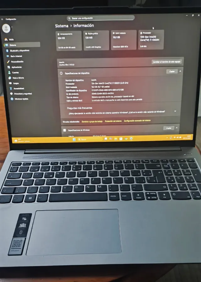 Portátil Lenovo Ideapad 5 I7