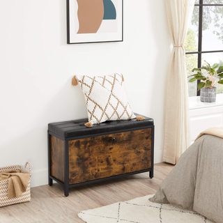 Panca Scarpiera, Panchina Imbottita con Cassetto e