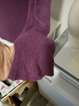 Maglia donna anni '70 viola taglia M