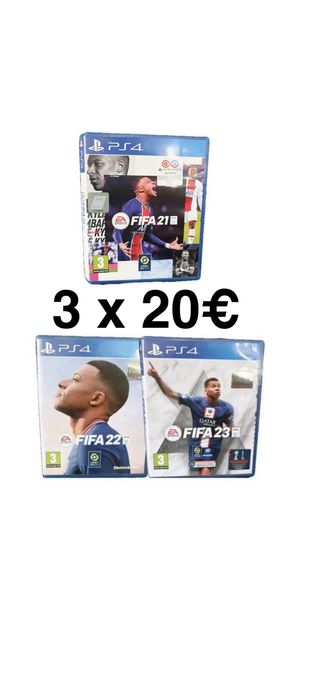 Lote 4 FIFA PS4 3️⃣x2️⃣0️⃣€