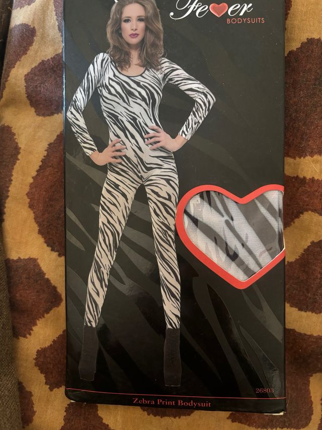 Mono Fantasía Fever Talla Única . Zebra
