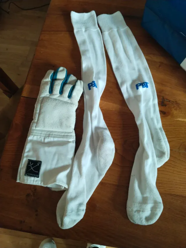 Traje de esgrima completo. Talla L.