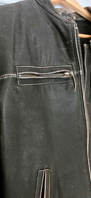 Cazadora de cuero Diesel talla M