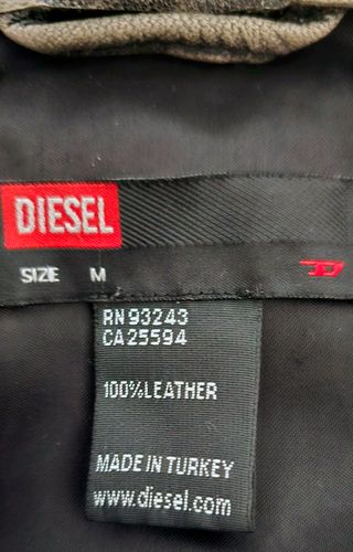 Cazadora de cuero Diesel talla M