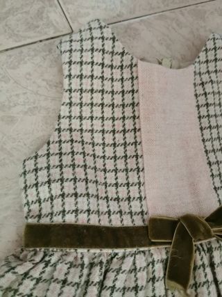 Vestito bambina fantasia quadri