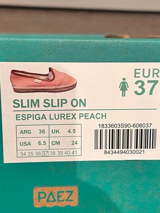 Alpargatas Páez Beige y Rosa