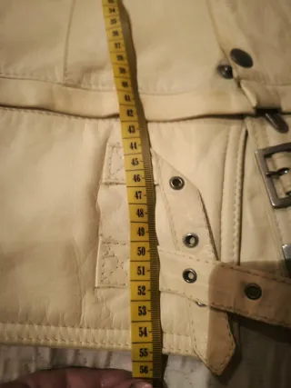 Chaqueta Belstaff Piel Mujer color crema