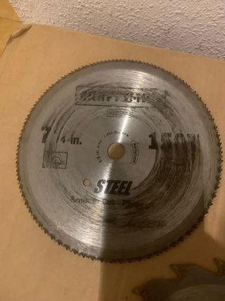 Disco Sierra Circular 7 1/4 Acero