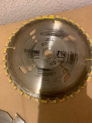 Disco Sierra Circular 7 1/4 Acero