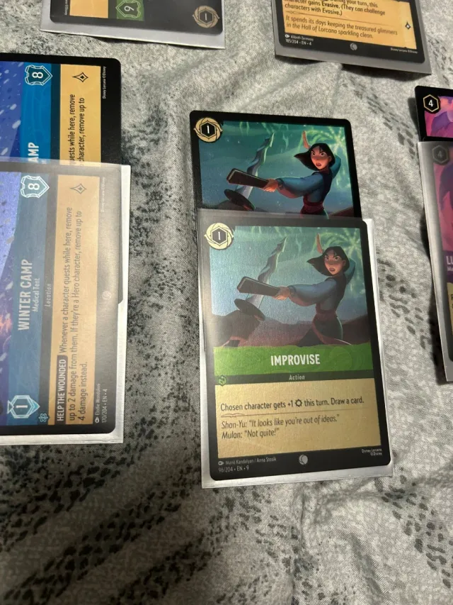 Lorcana Disney - Set di 6 carte