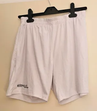 Pantaloncini sportivi bianchi ragazzo. Taglia S