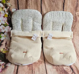 2 Sacchetti per Passeggino Gemellare, Modello 4 Stagioni