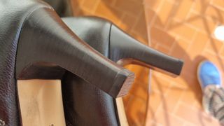 Stivali in pelle neri 38,5 alti