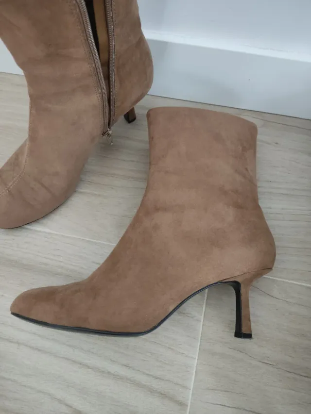 Botines Lefties tacón marrón