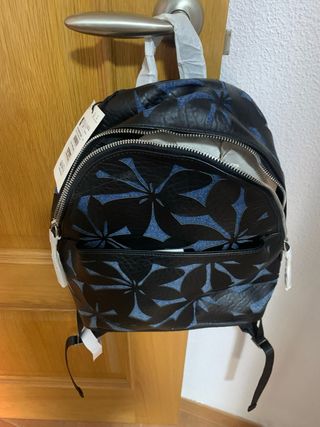 Mochila Desigual Mini Vaquera Flores