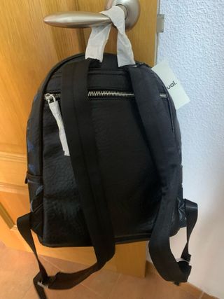 Mochila Desigual Mini Vaquera Flores