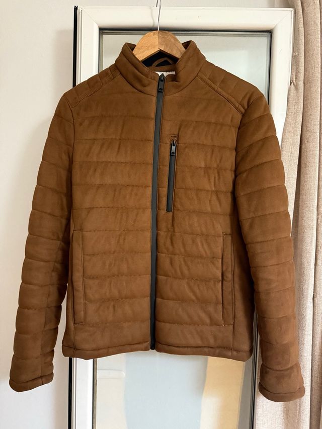 Chaqueta Zara Hombre Talla S Marrón