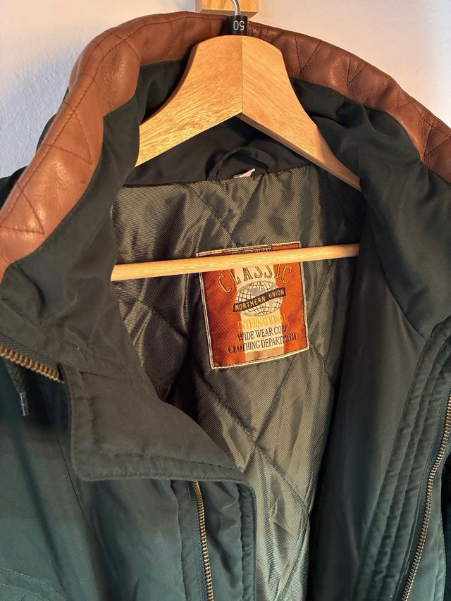 Chaqueta Northern Union Verde Estilo 90s