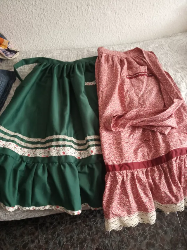 Lote 2 delantales baturra