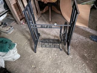 Teléfono Antiguo Pared Madera y Bronce