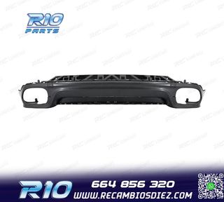 PARAGOLPES TRASERO PORSCHE CAYENNE 958 14-17 LOOK TURBO