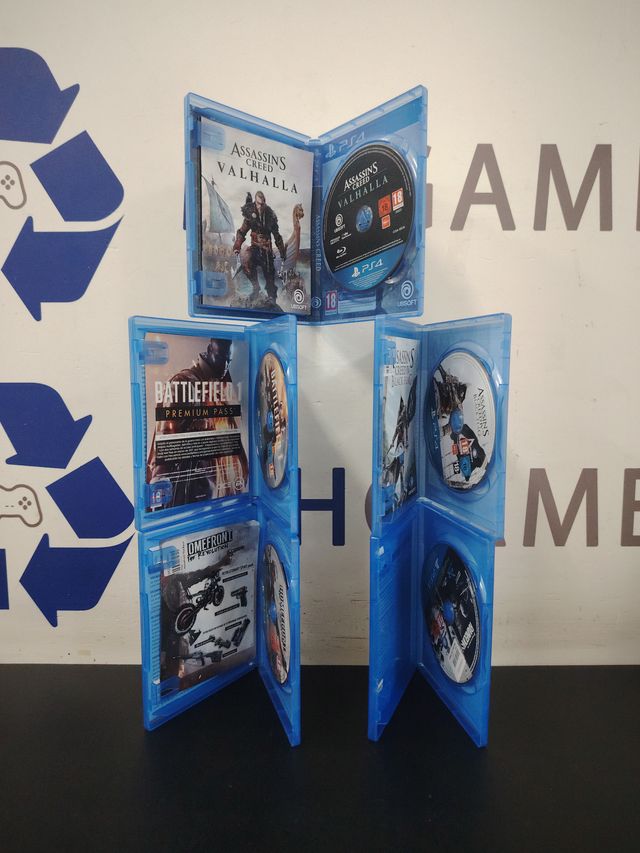 Lote 5 Juegos PS4: Assassin's Creed, Battlefield
