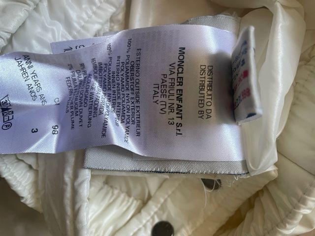 Moncler Pantaloni Sci Bambino Bianco