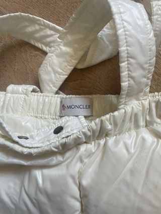 Moncler Pantaloni Sci Bambino Bianco