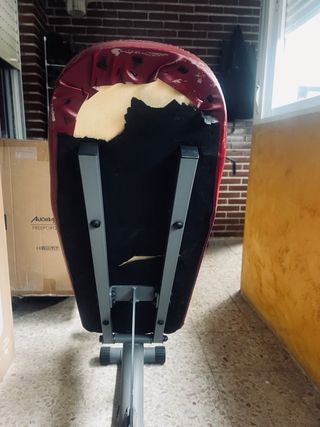 Juego de pesas y banco de ejercicio