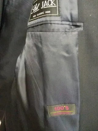 Chaqueta de traje negra