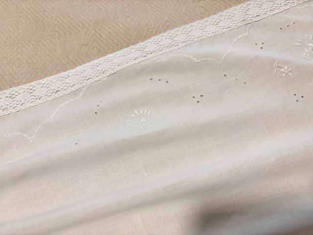 Delantal Huertana 1930 Blanco