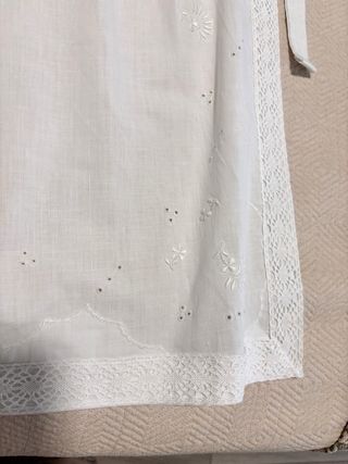 Delantal Huertana 1930 Blanco