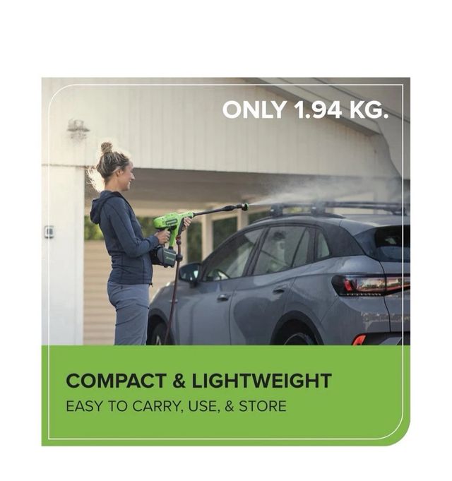 Idropulitrice a Batteria Greenworks 24V 4Ah 180L/h