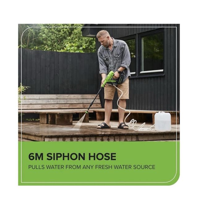 Idropulitrice a Batteria Greenworks 24V 4Ah 180L/h