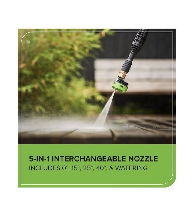 Idropulitrice a Batteria Greenworks 24V 4Ah 180L/h