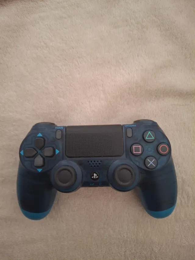 Mando PS4 Sony Azul transparente ( no original)