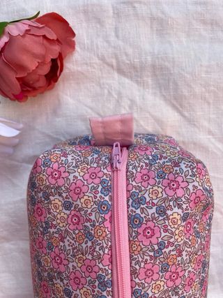 Neceser flores hecho a mano