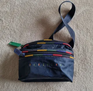 Riñonera Benetton Azul Multicolor