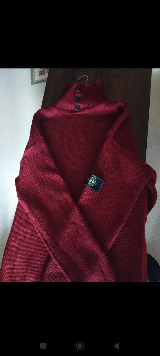 Maglione Stone Island Bordeaux Uomo