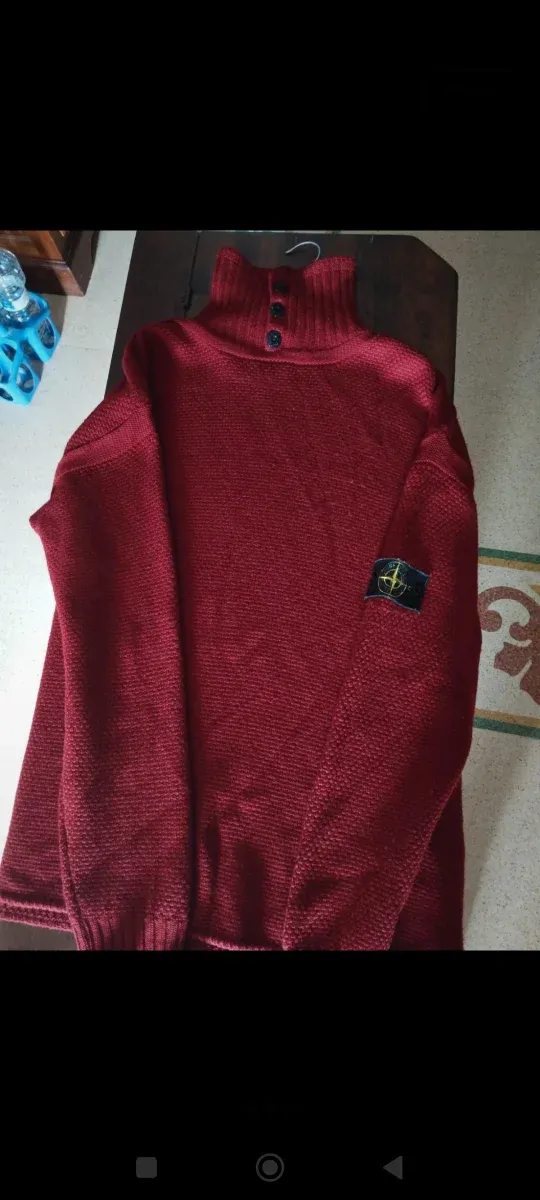 Maglione Stone Island Bordeaux Uomo