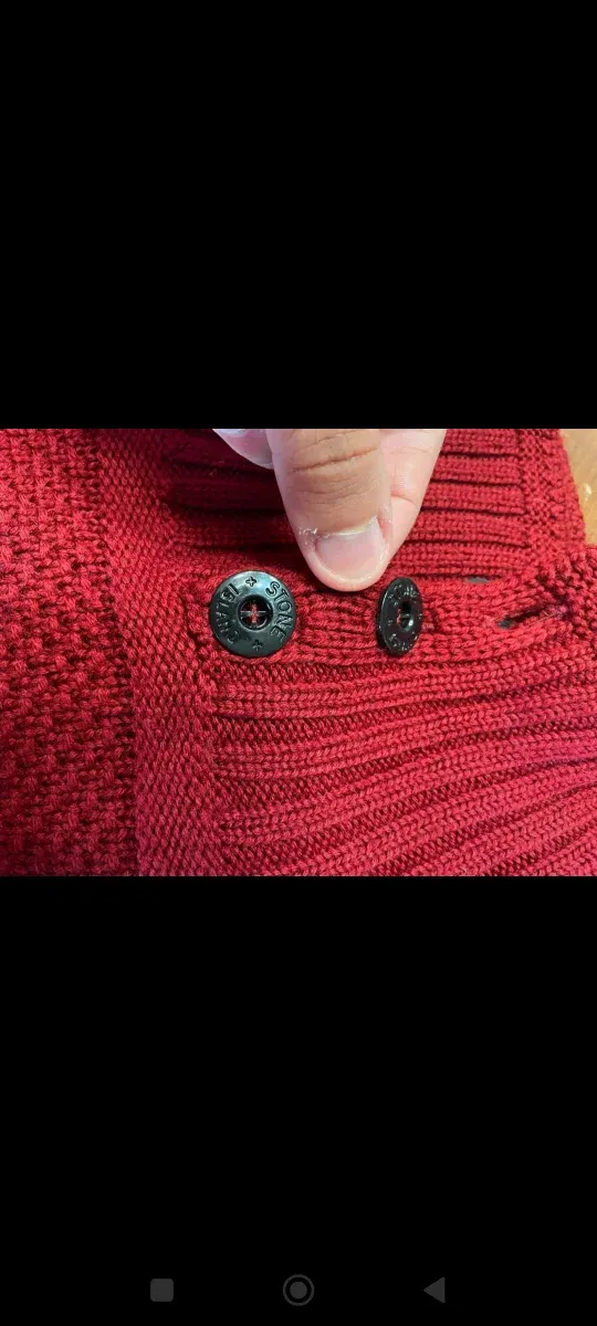 Maglione Stone Island Bordeaux Uomo