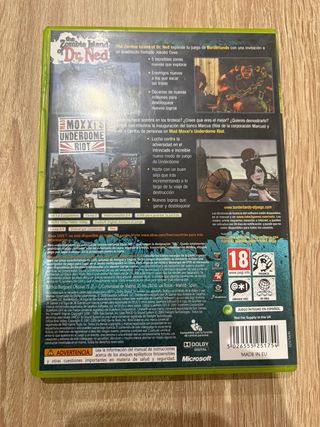 Borderlands Pack Doble Expansiones Xbox 360