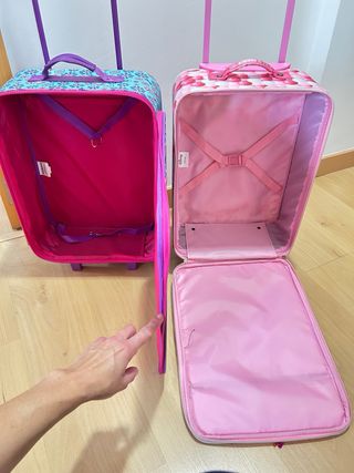 Maletas infantiles de tela con ruedas