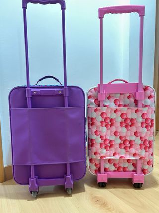 Maletas infantiles de tela con ruedas