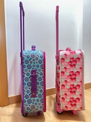 Maletas infantiles de tela con ruedas