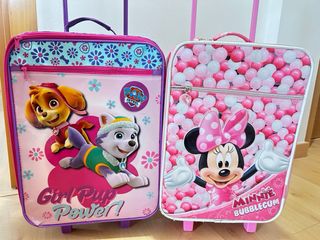 Maletas infantiles de tela con ruedas