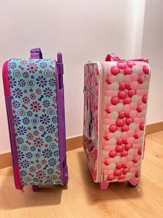 Maletas infantiles de tela con ruedas